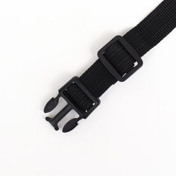 Шлейка мягкая из неопрена, размер S, ОШ 24 см, ОГ 24-34 см, чёрная - Пижон фото 6