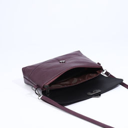 Сумка-клатч на магните, длинный ремень, цвет фиолетовый - Simaland фото 7