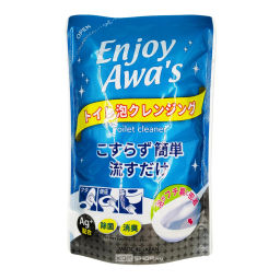Чистящая пена с ионами серебра для туалета (сменная упаковка) Enjoy Awas Toilet Rocket Soap, Япония, 250 мл Акция