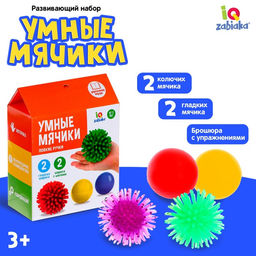 Развивающий набор «Умные мячики», МИКС, 3+
