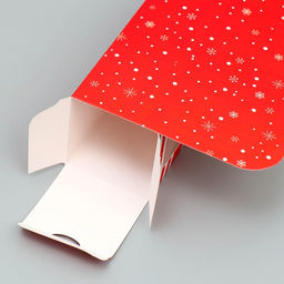 Цена за 5 шт. Коробка для макарун «С Новым годом!», 18×5.5×5.5 см