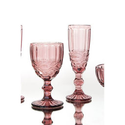 Бокал для вина Magistro «Ла-Манш», 250 мл, 8×15.3 см, стекло, розовый