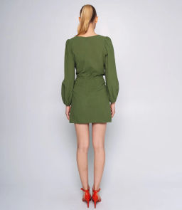 Платье #ОКТ025014, зелёный