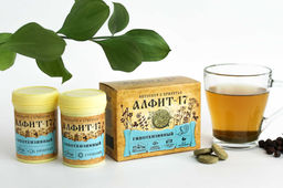 Алфит-17 Гипотензивный БАД в брикетах Алфит 1199