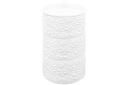 Банка д/хранения 3-х секционная 400 мл 11,5*11,5*20 см Птички на ветке + крышка - Elan gallery фото 8