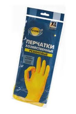 Цена за 5 шт. Резиновые перчатки (аналог Хинда) Aviora XL 1/120