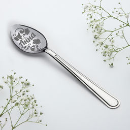 Цена за 3 шт. Ложка чайная именная Анна, 3?14 см