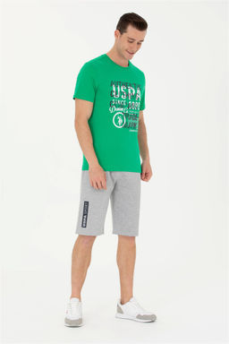 Мужская зеленая футболка - U.s. polo assn фото 4