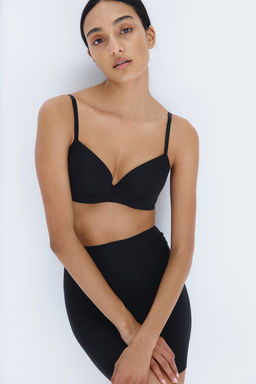 Sujetador push-up de microfibra