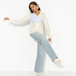 Рубашка из хлопка, Модная цель (желтая) - Charutti фото 16