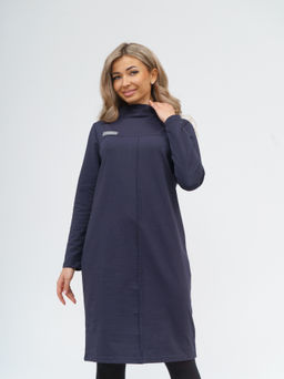 854 Платье "Серый"