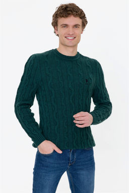 Мужской зеленый свитер Неожиданная скидка в корзине - U.s. polo assn фото 3