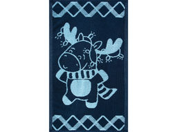 Полотенце махровое 6с104.411ж1 Оленик светит(джинс) 67х40см