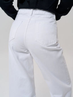 Джинсы женские ZZ-WT030320-00 off white - Eleganzza фото 6