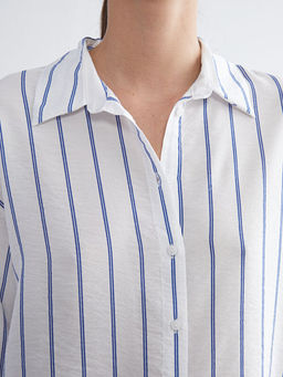 ?izgili Oversize Kad?n G?mlek