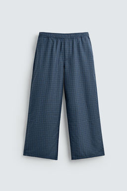 LIMITED EDITION BAGGY FIT CHECK TROUSERS - Zara фото 6