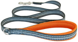 ВИА Мягкий светоотражающий поводок огненный оранжевый 15mm x 1,2m (LEASH BURNED ORANGE SZ 1/3) C300OB030