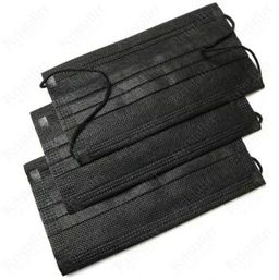 Маска медицинская трехслойная одноразовая нестерильная, 50 шт/уп, черный Чёрный 50 шт/уп