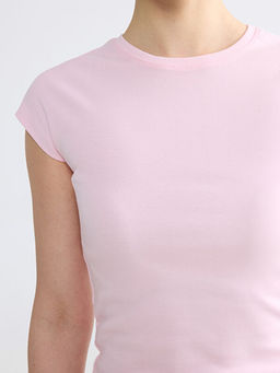 Bisiklet Yaka Kad?n Crop