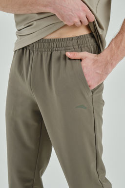 Брюки текстильные Темно-зеленый - Anta фото 4