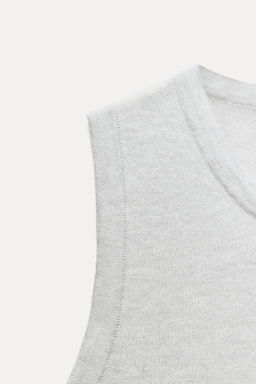 FINE KNIT WOOL AND ALPACA BLEND TOP - Zara фото 9