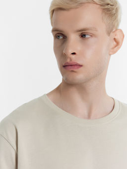 Футболка мужская в бежевом цвете холодный бежевый 111877 - Mark formelle фото 5