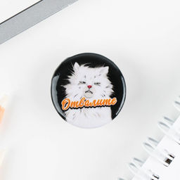 Цена за 10 шт. Значок металлический, закатной Не беси меня, 25 мм, МИКС