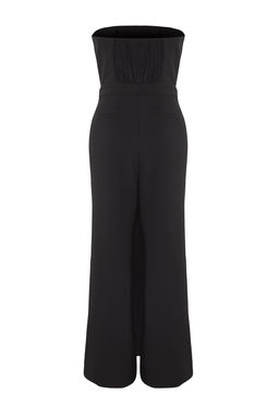 Limited Edition Siyah Genis Paca Uzun Dokuma Tulum TWOSS25TU00035