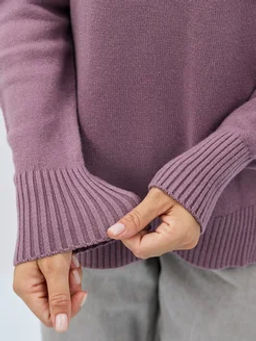 Свитер Дейн (сливовый) One Size - Nadi bordo фото 5