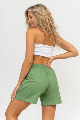 Шорты Натали 36781 из полиэстера с льном  фото 19