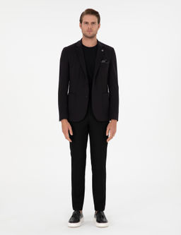 Siyah Slim Fit Kuma_ Pantolon - Pierre cardin фото 3