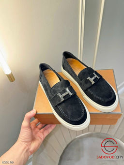 Лоферы женские из замши