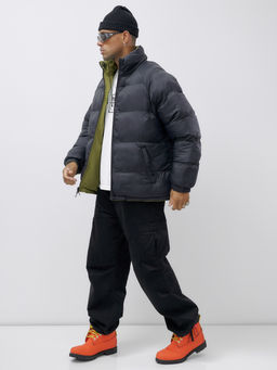 Куртка двухсторонняя мужская молодежная зимняя зеленого цвета 25308Z - Mtforce фото 15