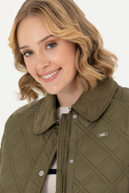 Женское пальто цвета хаки Неожиданная скидка в корзине - U.s. polo assn фото 2