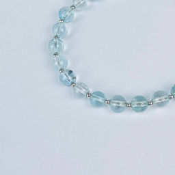 Браслет регулируемый из голубого Топаза от 16 см