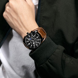 Часы наручные Skmei мужские кварцевые 9249brown-black
