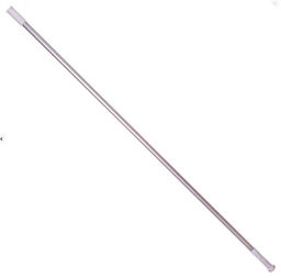 Карниз для ванной 2,6 м серебристый алюминий 461-306