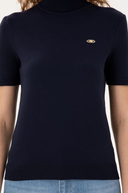Женская темно-синяя водолазка - U.s. polo assn фото 6