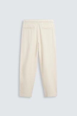 RELAXED FIT TEXTURED TROUSERS - Zara фото 41