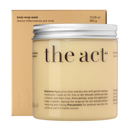 Моделирующая маска-обертывание для тела с планктоном и камфорой The Act