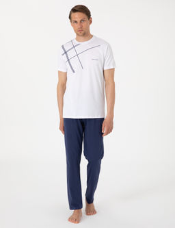 Beyaz K_sakol Pijama Tak_m_ - Pierre cardin фото 4
