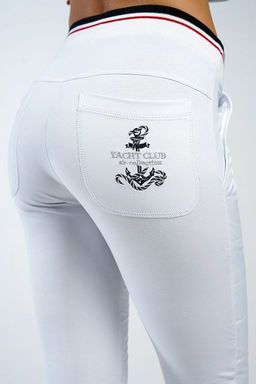 Брюки из тонкого футера с плащевкой - А+б коллекция фото 11