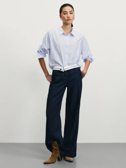 Джинсы wide leg с высокой посадкой / Zarina