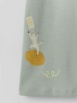 Футболка мужская зеленая прямого кроя - Mark formelle фото 8