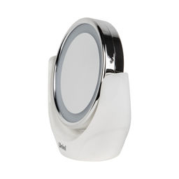 TLD-592 White/LED/13Lm/6000K/3АА Настольный светильник зеркало. На батарейках 3AA(не в/к). Сенсорный выключатель. Белый. ТМ Uniel - Volpe фото 6
