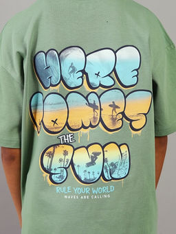 CRB wear / CSJB 64118-35K Футболка для мальчика,хаки/Ex.Cherubino фото 3