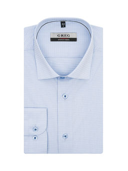 Сорочка мужская длинный рукав GREG 214/137/3453/Z/1p STRETCH  фото 3