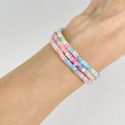 Бусины для украшений из Перламутра тон. (155 бусин)