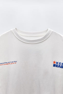 SLOGANLI T-SHIRT - Zara фото 4