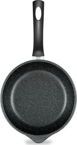 Сковорода Готовить легко stone, несъемная ручка, 18 см - Нева металл посуда фото 3